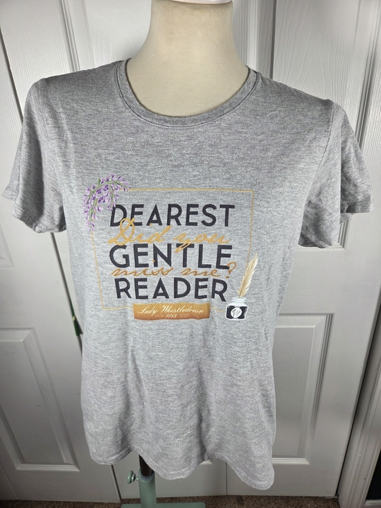 Netflix Tops - Netflix Bridgerton Lady Whistledown Dearest Gentle Reader Graphic Tee Women's L